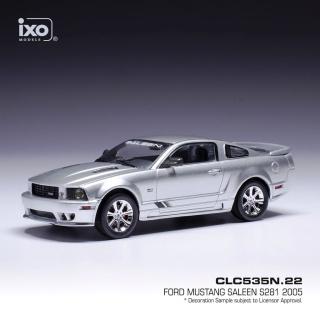 Ford Mustang Saleen S281 2005 grey metallic 1:43 Ixo Models