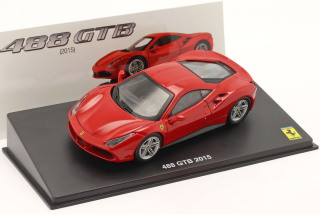 Ferrari 488 GTB 2015 red 1:43 Altaya