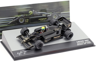 Lotus 98T #12 Ayrton Senna Brazil GP 1986 1:43 Altaya