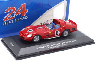 Ferrari 330 TRI #6 Gendebien/Hill Winner 24h LeMans 1962 1:43 Ixo Models