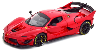 Ferrari FXX-K EVO Hybrid 6.3 V12 1050hp 2018 red metallic 1:18 Bburago