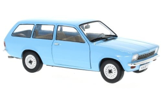 Opel Kadett C Caravan 1973 light blue 1:24 WhiteBox