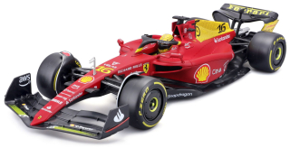 Ferrari F1-75 Scuderia Ferrari #16 Ch.Leclerc 2nd Monza GP Italy Pole Position 2022 yellow wheels 1:18 Bburago
