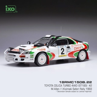 Toyota Celica Turbo 4WD ST185 #2 Allen/Kivimaki Safari Rally 1993 1:18 Ixo Models