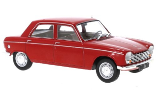 Peugeot 204 1968 red 1:24 WhiteBox