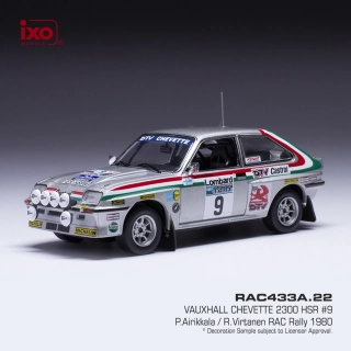 Vauxhall Chevette 2300 HSR #9 Arikkala/Virtanen RAC Rally 1980 1:43 Ixo Models