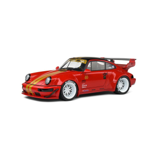 Porsche 911 964 RWB Rauh Welt 2021 red saduka 1:18 Solido
