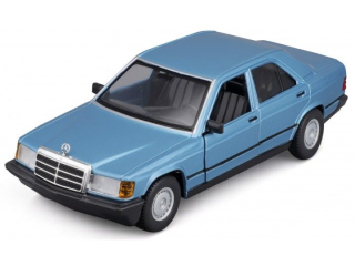 Mercedes-Benz 190 E 2.6 (W201) blue 1987 1:24 Bburago