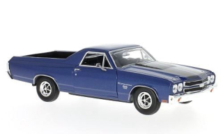 Chevrolet El Camino 1970 blue/black 1:24 Motor Max