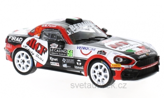Fiat Abarth 124 RGT #56 Brazzolli/Fenoli Rallye Monte Carlo 2019 1:43 Ixo Models