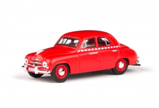 Škoda 1201 1956 Taxi červená 1:43 Abrex