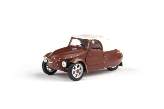 Velorex 16/350 1966 hnědá/světle šedá/hnědá 1:43 Abrex