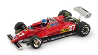 Ferrari 126 C2 #27 P.Tambay 2nd Italy GP 1982 UPD 1:43 Brumm