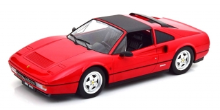 Ferrari 328 GTS Spider with Removable Hard Top 1985 red 1:18 KK Scale