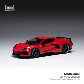 Chevrolet Corvette C8 2020 red 1:43 Ixo Models
