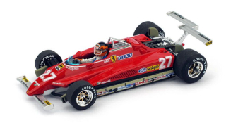 Ferrari 126C2 GP USA 1982 Villeneuve with Driver 1:43 Brumm