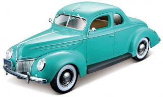 Ford DeLuxe Coupe 1939 green 1:18 Maisto