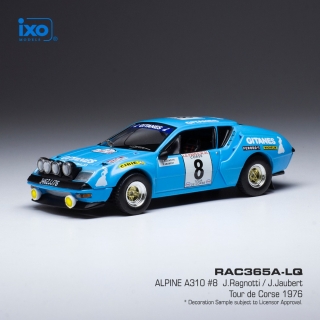 Alpine A310 #8 Ragnotti/Jaubert Gitanes Tour de Corse 1976 1:43 Ixo Models