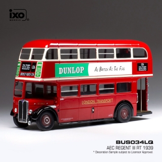 AEC Regent III RT 1939 red 1:43 Ixo Models