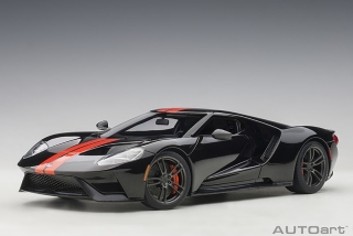 Ford GT 2017 black/orange stripes 1:18 AUTOart