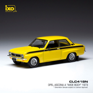 Opel Ascona A Tuning 1973 yellow 1:43 Ixo Models