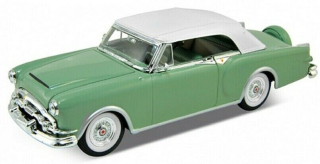 Packard Carribean with closed soft top 1953 green 1:24 Welly