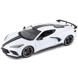 Chevrolet Corvette Stingray 2020 white 1:18 Maisto