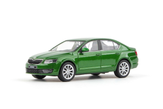 Škoda Octavia III 2012 zelená rallye metalíza 1:43 Abrex