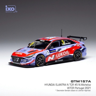 Hyundai Elantra N TCR #5 M.Michelisz Lukoil WTCR Portugal 2021 1:43 Ixo Models