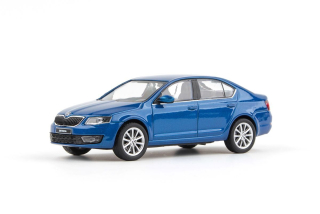 Škoda Octavia III 2012 modrá race metalíza 1:43 Abrex
