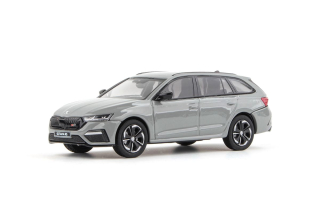 Škoda Octavia IV Combi RS 2020 Šedá Steel Uni 1:43 Abrex