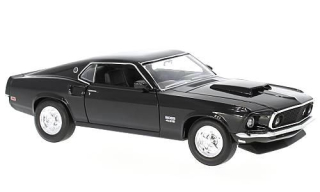 Ford Mustang Boss 429 1969 black 1:24 Welly
