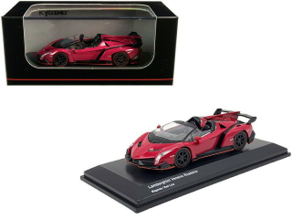 Lamborghini Veneno Roadster magenta/red line 1:64 Kyosho