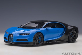 Bugatti Chiron Sport 2019 french racing blue/carbon 1:18 AUTOart