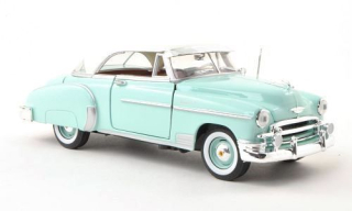 Chevrolet Bel Air Hardtop 1950 turquois/white 1:24 Motor Max