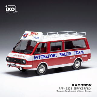 RAF 2203 Assistance with Roof Rack and Wheels 1:43 Ixo Models