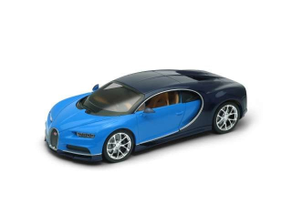Bugatti Chiron 2017 blue/black 1:24 Welly