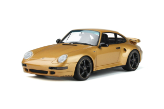 Porsche 911 993 Turbo S Coupe 2018 gold 1:18 GT Spirit