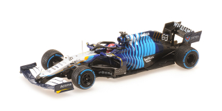 Williams Racing Mercedes FW43B #63 G.Russell 2nd Belgian GP 2021 1:43 Minichamps
