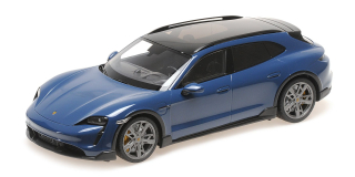 Porsche Taycan Cross Tourismo Turbo S 2021 blue metallic 1:18 Minichamps 