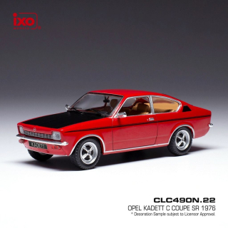Opel Kadett C Coupe SR 1976 red/black 1:43 Ixo Models