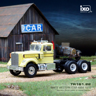 White Western Star 4864 1970 yellow 1:43 Ixo Models