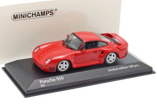 Porsche 959 1987 red 1:43 Minichamps