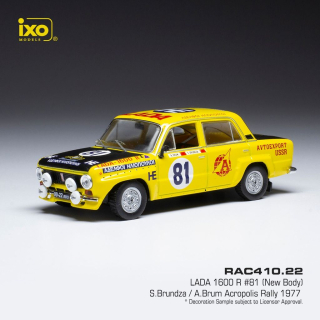 Lada 1600 #81 Brundza/Brum Rallye Acropolis 1977 1:43 Ixo Models