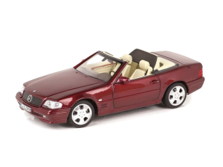 Mercedes-Benz SL 500 R129 1998 red 1:18 Norev