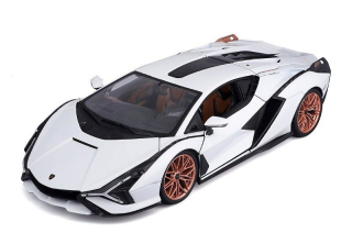 Lamborghini Sian FKP37 white 1:18 Bburago