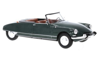 Citroen DS 19 Cabriolet 1963 dark green metallic 1:24 WhiteBox