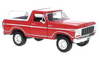 Ford Bronco Hard Top 1978 red 1:24 Motor Max