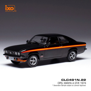 Opel Manta A GT/E 1974 black magic 1:43 Ixo Models