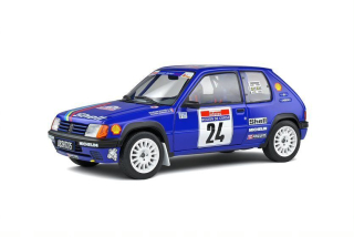 Peugeot 205 Rallye #24 R.Bourcier/B.Frangin Tour de Corse 1990 1:18 Solido